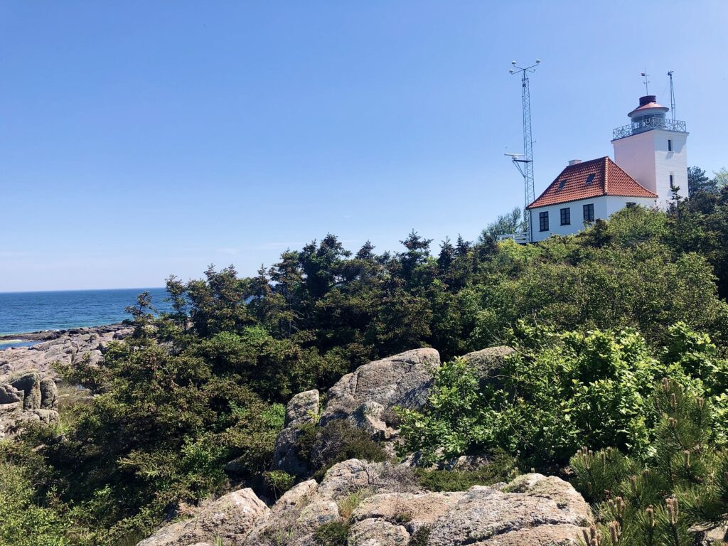 Hammerodde Fyr på den nordlige del af Hammerknuden